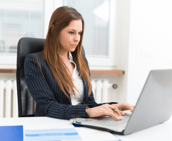 A typist working on secure typing in Las Vegas, ensuring accurate and efficient document creation for clients in Nevada.