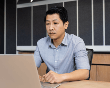 Customer using budget friendly Japanese typing services, offering high quality results at a lower price point.