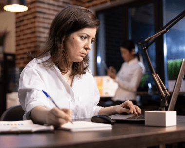 A client signs an NDA for Outsourcing Typing Services, confirming confidentiality controls before sharing sensitive files.