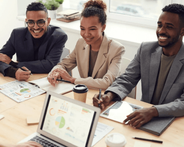 A team of typists providing contracts typing at San Jose. 
