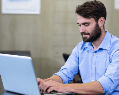 Customer using typing services Birmingham with 70 WPM speed, ensuring their documents are typed quickly and professionally.