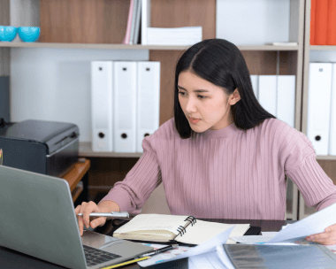 Client utilizing document Typing services in Jacksonville, delivering fast, high quality and accurate results for businesses.