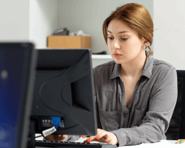 A typist converts handwritten manuscripts using Typing Services In Philadelphia with strict proofreading checks.