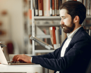 Professional document formatting expert working on header, footer, and layout for flawless academic theses and dissertations.