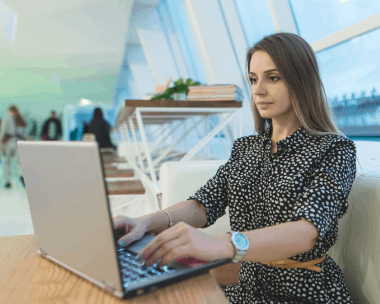 Customer enjoys the benefits of satisfaction-guaranteed typing services in Columbus, with top-tier accuracy.