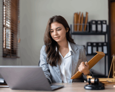 Lawyer using Typing Services In Philadelphia, Pennsylvania with accuracy, quality and court ready formatting.