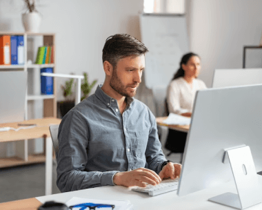 Professional providing typing service for legal industry in San Jose.