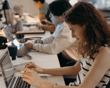 Typists seen typing documents for clients in different languages at low costs in in-san-diego.