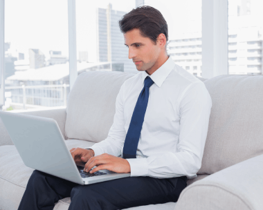 Customer using premium quality typing services in Honolulu, ensuring error free typing with fast and reliable service.