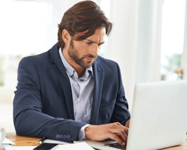 Professional applying Slovak Typing Services to prepare top quality files for businesses and individuals.