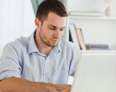 Customer using in Montpelier Typing Services to handle all their typing projects, ensuring accuracy and professionalism.