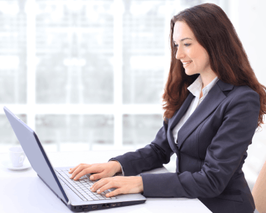 Client benefiting from affordable typing services in Boise, ensuring fast turnaround and meeting business demands.